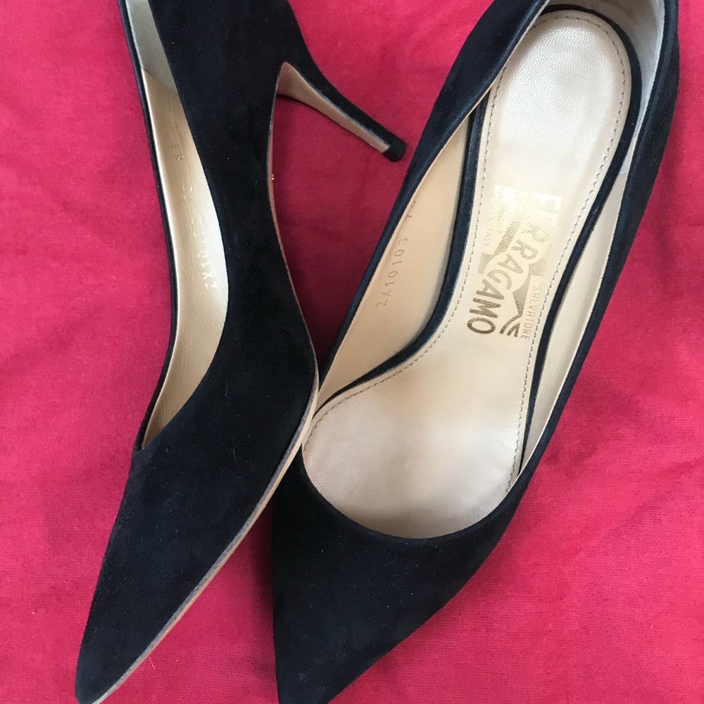 Salvatore Ferragamo Suede Pumps